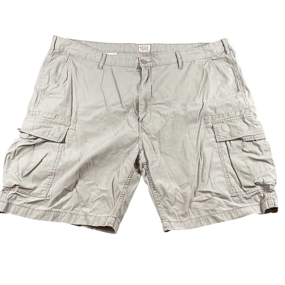 Levi Strauss &‎ Co. Mens Cargo Shorts Size 48 Beige Outdoor Casual